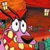 Courage The Cowardly Dog paint by numbers