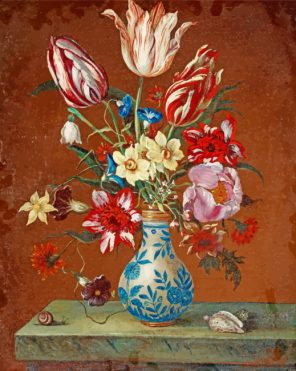 Flowers In Vase paint by numbers