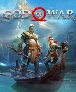 God Of War paint by numbers