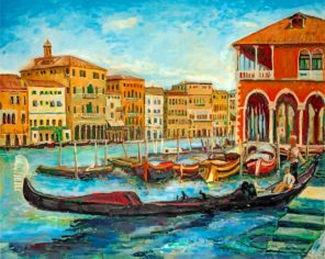 Aesthetic Abstract Venice paint by numbers