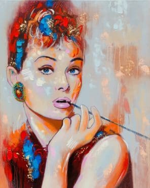 audrey hepburn Art paint by number