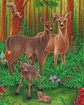 forest-animals-paint-by-number