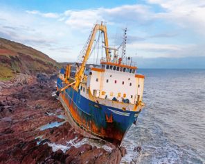 Ghost Ship paint by numbers