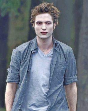 Handsome Edward Cullen paint by numbers