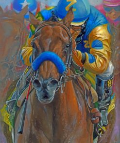 Horse Racing Paint by numbers