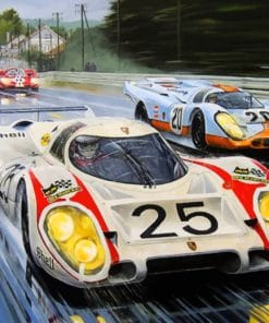 porsche 917 Racing paint by numbers