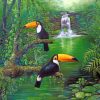 Tucan Birds Piant by numbers