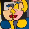 Women Faces Cubist paint by numbers