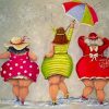 Fat Women Friends Paint by numbers