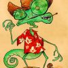 Rango Lizard Paint by numbers