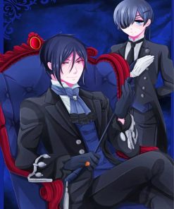 Sebastian And Ciel Paint by numbers