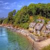 Cottages By The Sea paint by numbers