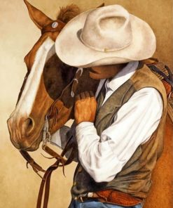 cowboy-and-horse-paint-by-numbers