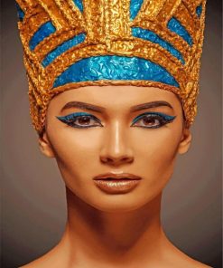 Beautiful Nefertiti paint by numbers