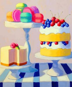 Sweet Cakes Paint by numbers