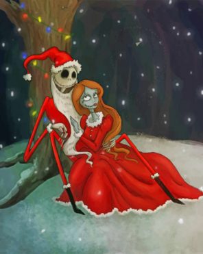 jack-and-sally-during-christmmas-paint-by-numbers