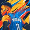 Russell Westbrook Illustration Paint by numbers