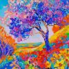 Aesthetic Colorful Nature Art Paint by numbers