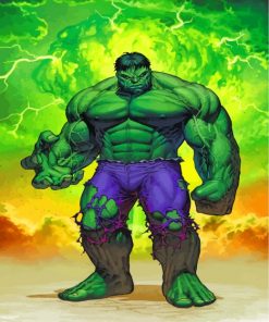 Hulk Hero Paint by numbers