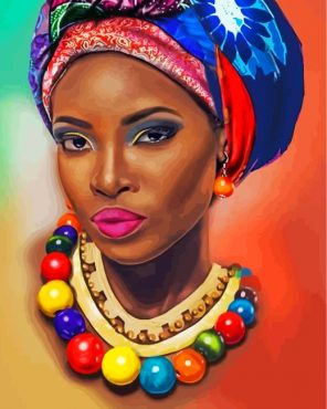 aesthetic-african-woman-paint-by-numbers