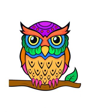 colorful-owl-paint-by-numbers