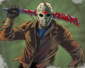 jason voorhees-paint-by-numbers