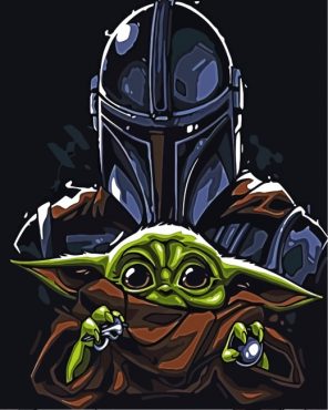 mandalorian-and-baby-yoda-paint-by-numbers