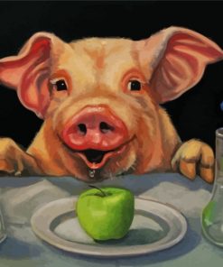 pig-getting-readu-to-eat-paint-by-numbers