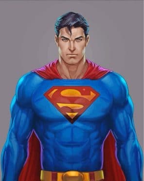 superman-superhero-paint-by-numbers