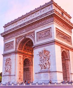 Arc-de-Triomphe-paris-paint-by-number