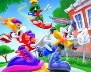 Bugs Bunny Cartoon Paint by numbers