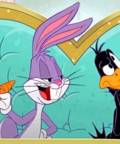 Bugs Bunny And Daffy Duck Paint by numbers