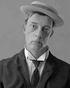 Buster Keaton In Hat Paint by numbers