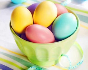 Colored Easter Eggs paint by numbers