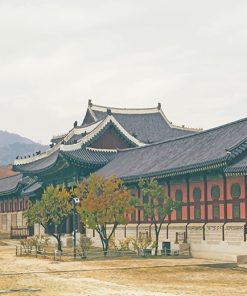 Gyeongbokgung-Palace-South-korea-adult-paint-by-numbers