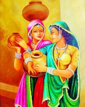 Indian Women Paint by numbers