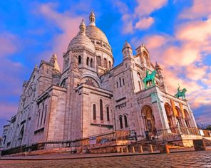 Sacre-Coeur-During-Evening-paint-by-number