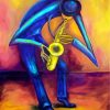 Saxophone Player Art Paint by numbers