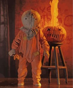 Trick r Treat Horror Movie Paint by numbers