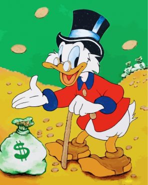 aesthetic-Scrooge-Mcduck-paint-by-numbers