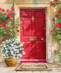 aesthetic-red-door-art-paint-by-numbers