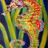 Aesthetic Seahorse Paint by numbers