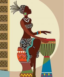 african-woman-paint-by-numbers