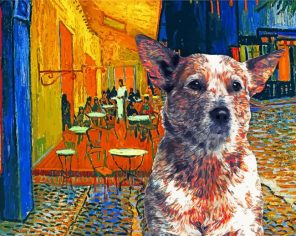 australian-cattle-dog-red-heeler-art-van-gogh-cafe-terrace-paint-by-numbers