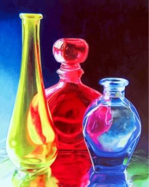 Colorful Bottles Paint by numbers