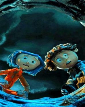 Coraline And Wybie Paint by numbers