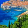 Croatia Walls Of Dubrovnik Paint by numbers