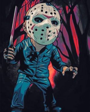 Jason Voorhees Paint by numbers