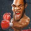 Mike Tyson Paint by numbers