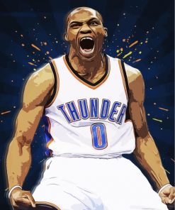 Russell Westbrook Illustration Paint by numbers